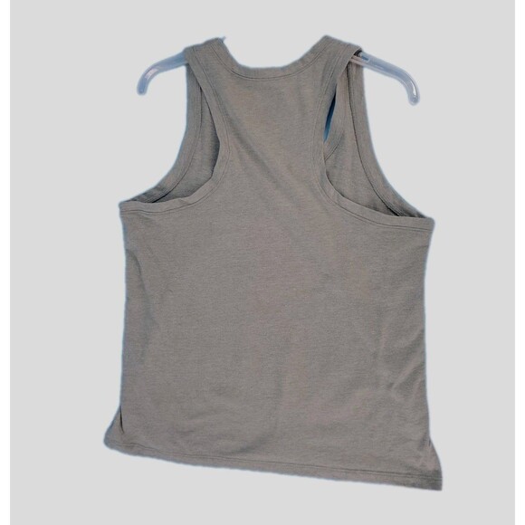 IML House Plant Tank Top Lg Womens Green Scoop Neck Large Leaf Botanical Outline - Picture 6 of 15